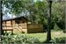 Luxury park lodges overlooking woodland